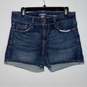 Denizen from Levis Modern Shorts‎ Size 8 Dark Wash Denim Cuffed Jean Shorts